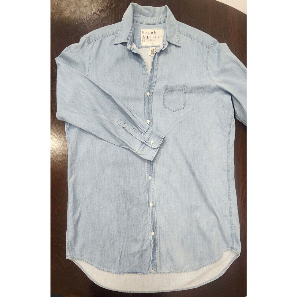 Frank & Eileen Light Blue Denim Midi Dress